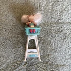 Vintage 1998 Mattel Barbie Kelly Doll In Highchair High Chair McDonald's Toy I