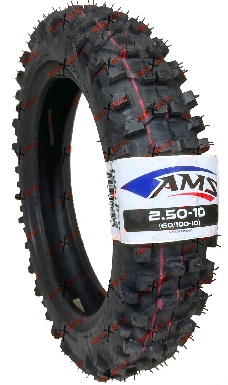 Honda CRF 50 Tires Tubes Set 2.50-10 Front Rear Tire Dirt Bike AMS Bite MX