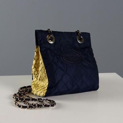 Colombo Via Della Spiga Tasche Leder Stoff Mailand Second Hand Originell