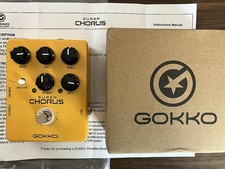GOKKO GK-65 Super Chorus Analog Stereo Guitar Effect Pedal Mint JAPAN