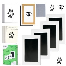 Paw Print Kit for Dogs: 4 Piece Inkless Pet Keepsake Memory Set