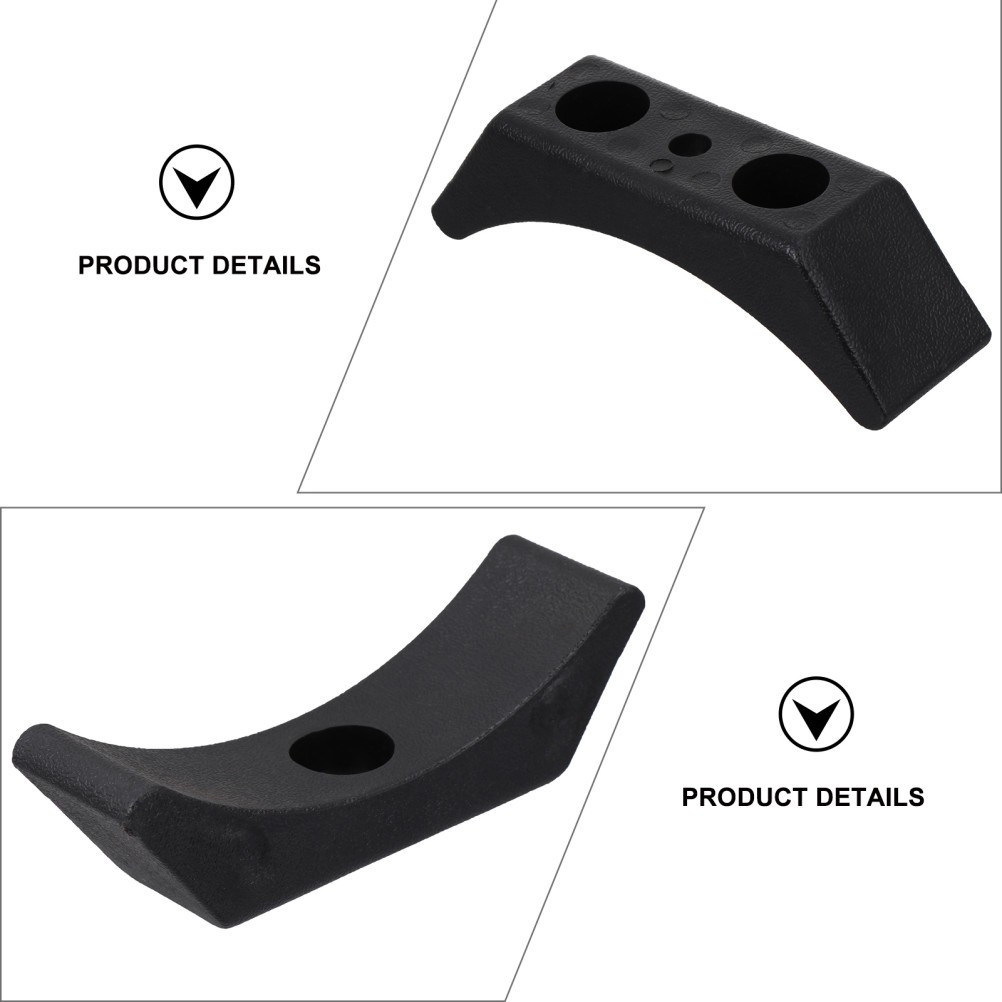 5 Pezzi Supporti Porta Manubri in PP Nero Durevole Rack per Manubri foto 2