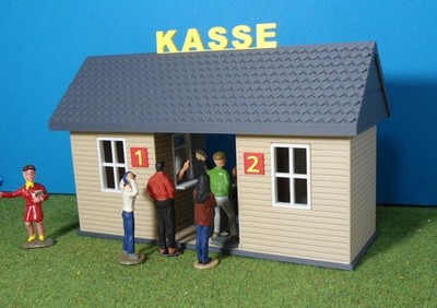 Kassenhäuschen 1:32 für Carrera Gebäude Dekoration Kasse 132 Evolution Universal