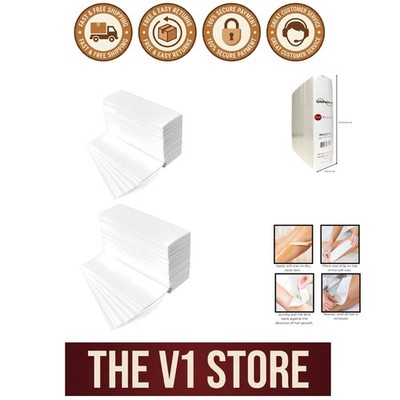 Large 3 x 9 Professional Epilating Wax Strips   Perfect for Smooth Hair Removal