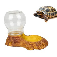 Turtle Tank Accessories Automatic Water Feeder Lizard Drinking Fountain