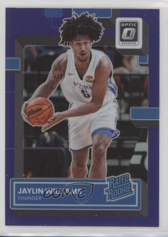 2022-23 Panini Donruss Optic Rated Rookie Purple Prizm Jaylin Williams #246 1d40