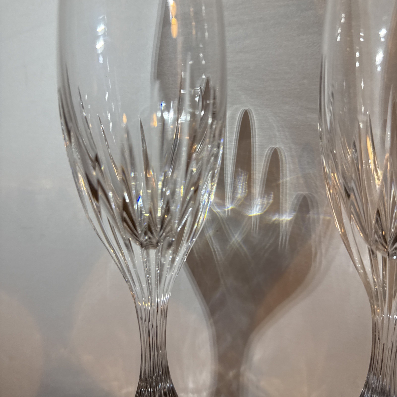 Baccarat Massena 8.5"Champagne Flutes - Impress Guests SET of TWO Made In France