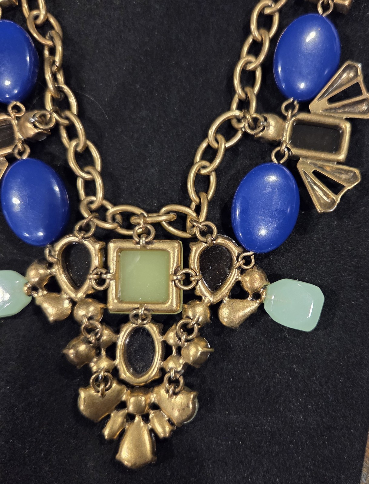 J. Crew Marked Statement Necklace Multicolored St… - image 11