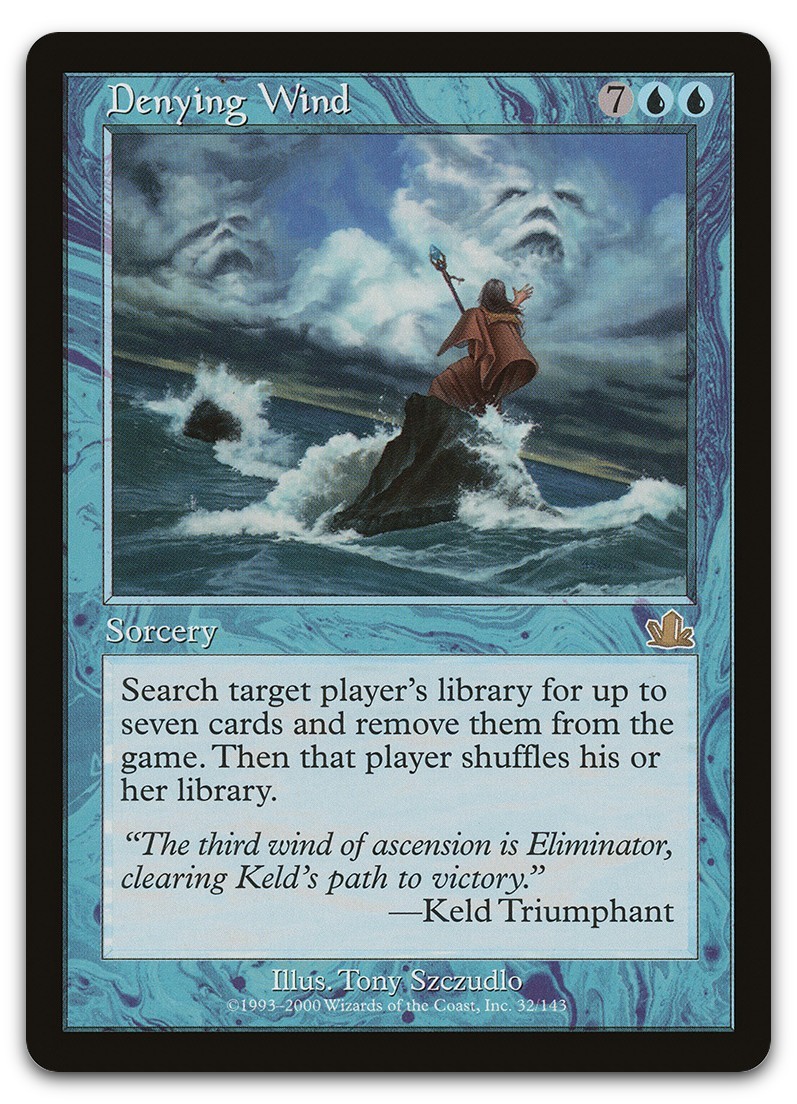 Denying Wind #32 (LP) Prophecy PCY Magic MTG