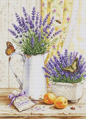 Lavendelduft Kreuzstich Set ~ Luca S