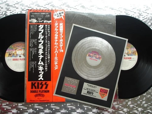 KISS ~ Double Platinum ~ Vintage Japanese IMPORT  LP  Casablanca VIP-9549-50