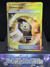 Pokemon Card Counter Gain 230/214 Lost Thunder Secret Gold Rare Played on eBay