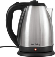 Innoliving Wasserkocher Edelstahl 1,8 Liter 2200 W Abnehmbar
