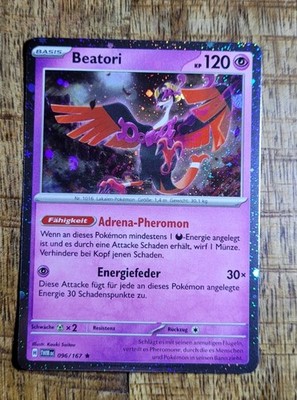 Pokemon TCG  Beatori Deutsch Cosmo Kosmo Holo Rare NM   096/167  TWM PROMO