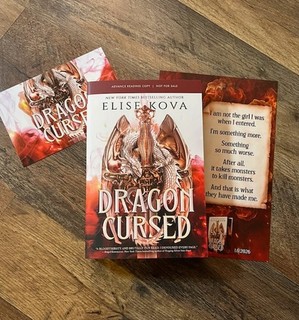 ARC! Dragon Cursed by Elise Kova! Advance Reading Copy! Brand New!