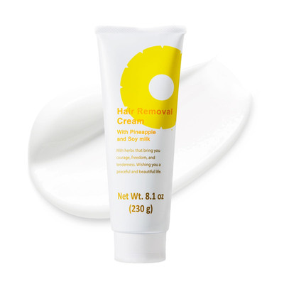 Suzuki Herb Laboratory Hair Removal Cream Pineapple And Soymilk Made In Japan