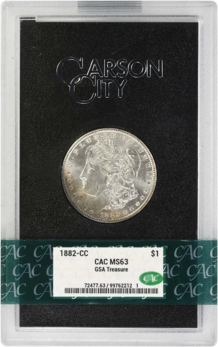 Carson City Grade MS 63 1882 Year Morgan US Dollars (1878-1921