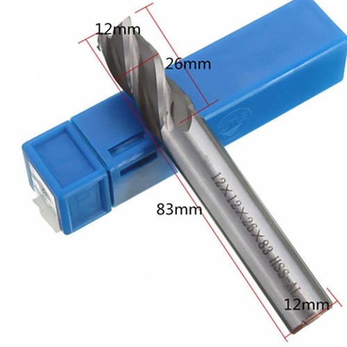 2018 New End Mill Cutter Shank Straight Tools 1pc 4/6/8/10/12mm Bit HSS - Picture 3 of 45