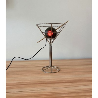 Vintage 1993 David Krys Martini Olive Lamp