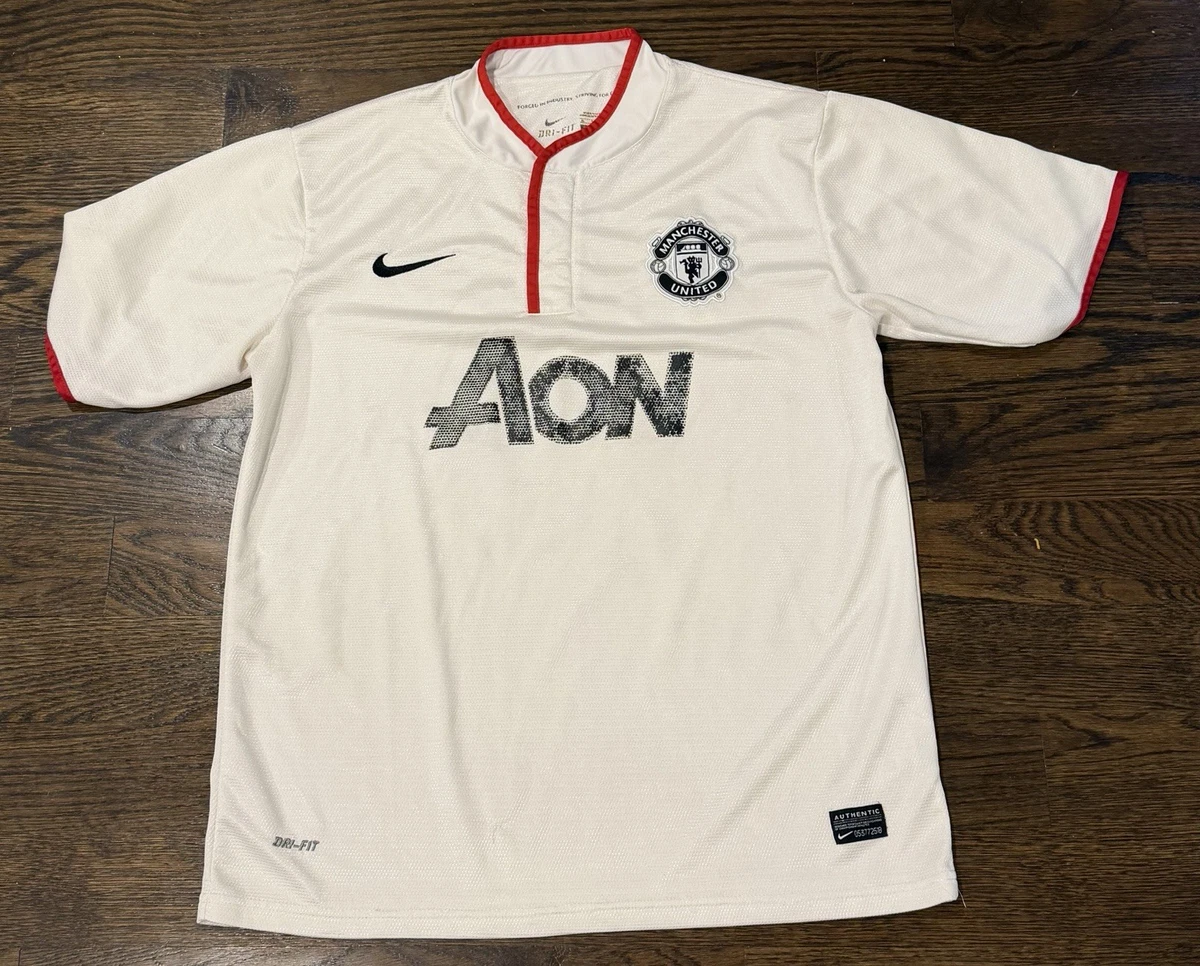 Nike White Manchester United International Club Soccer Fan Apparel