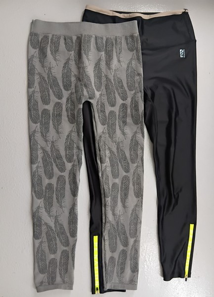 RENATION + FREE FUSION size L long fitness legging exercise activewear warm pant