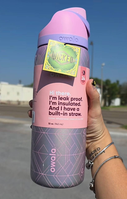 Owala 32oz FreeSip Water Bottle Wicked For Good Glinda Gift NIB