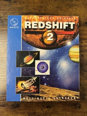 Redshift 2 Explore Your Universe Multimedia Astronomy CD-ROM PC & Mac