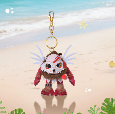 Disney store authentic moana kakamora small plush keychain shanghai disneyland