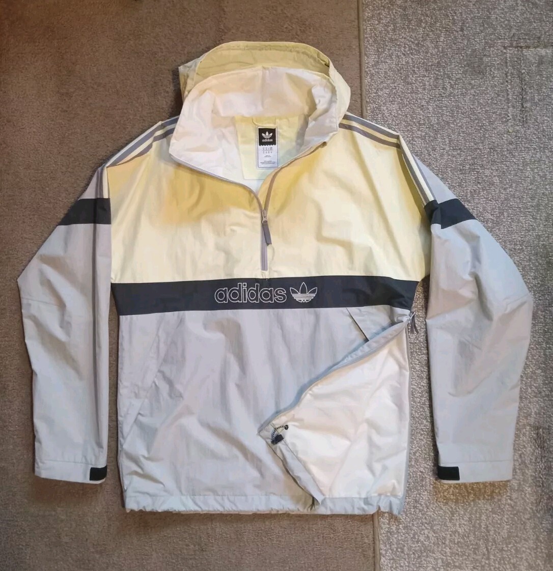 ADIDAS BB SNOWBREAKER Snowboarding Windbreaker Anorak Jacket. MENS 