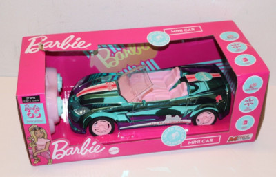 Barbie Mondo Motors RC-Auto   Traum-Miniauto, verchromt, blau, 65-Jahre-Jubiläum