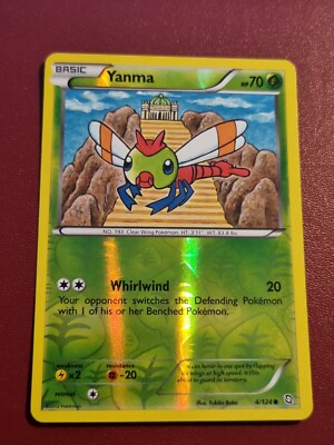 Pokemon Black & White Dragons Exalted Yanma 4/124 Reverse Holo Karte TCG