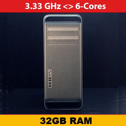 Mac Pro 3.33 Ghz 6-Cores 32GB RAM 1TB NVME + 1TB HDD AMD 7950 3GB - Picture 1 of 2