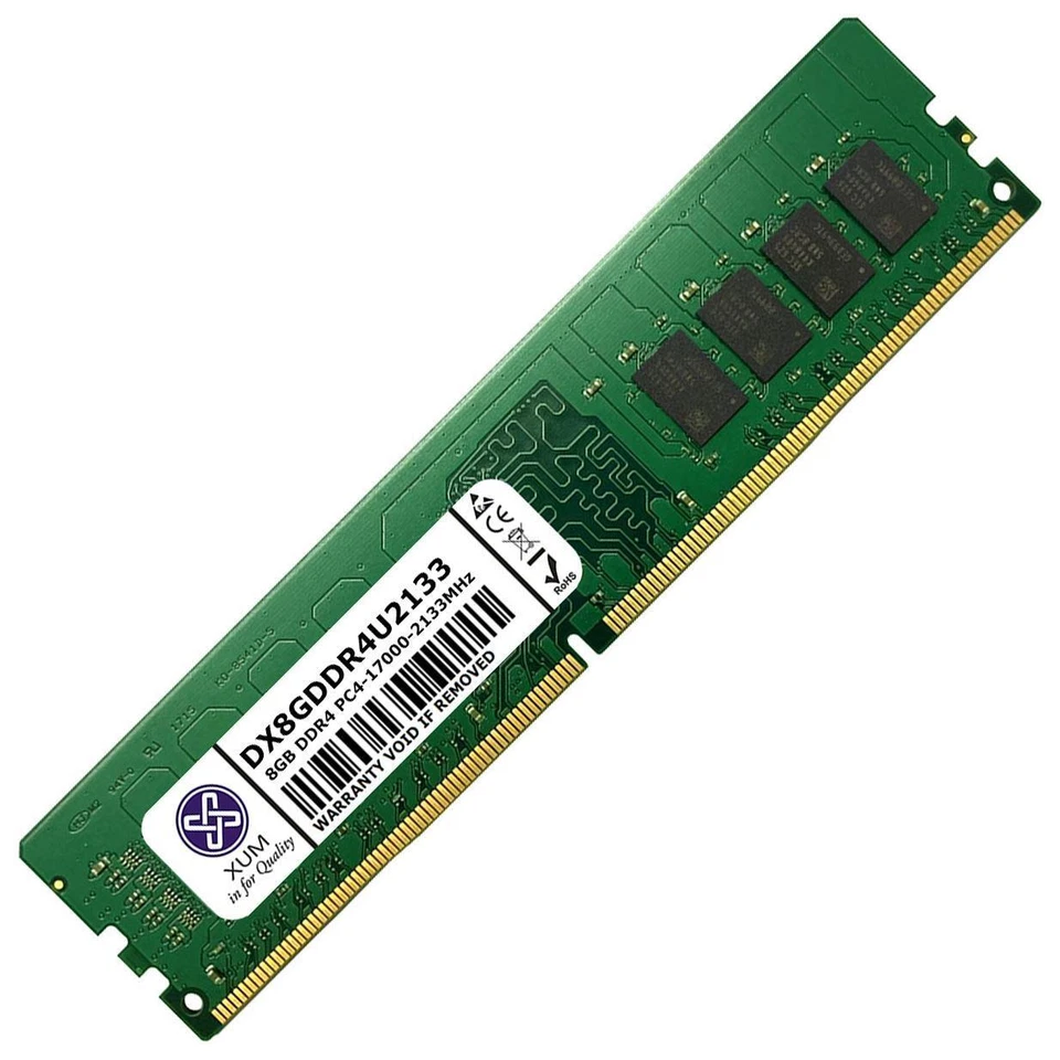 8GB Desktop PC Memory RAM DDR4 2133MHz DIMM PC4-17000 1.2V 288 Pin Lot