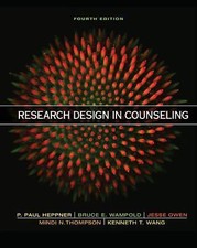 Research Design in Counseling by Bruce E. Wampold, Jesse Owen, Puncky Paul ...