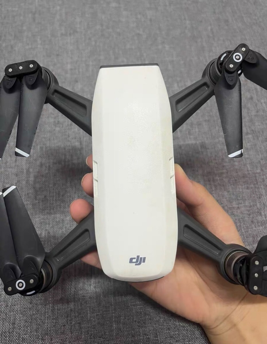DJI Spark Camera Drone White Drone Only With Propeller (Preowned