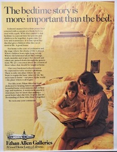 1983 Ethan Allen Galleries Furniture A Good Home Lasts A Lifetime Vtg Print Ad