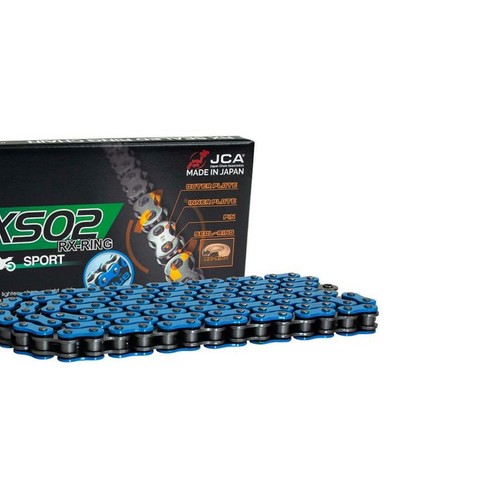 RK Heavy Duty Off Road Touring Racing Chain 520 XSO X 120 Blue RX Ring - Picture 2 of 7