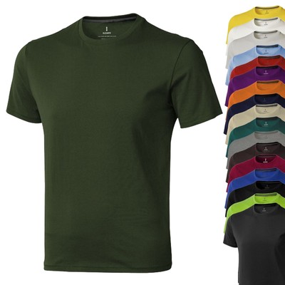Elevate Nanaimo, bequemes Herren Kurzarm Rundhals T-Shirt, Baumwolle, bis 3XL