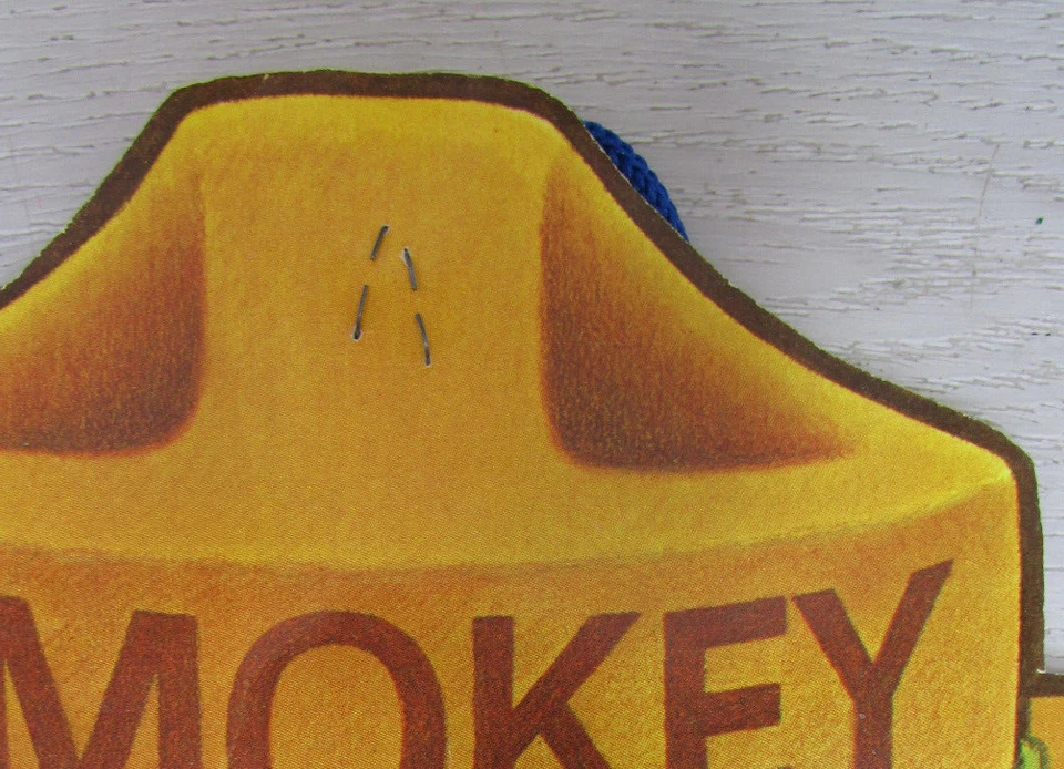 Vintage SMOKEY the BEAR and FRIENDS MASKS: Smokey, Fire, Tree 12" Paper Masks - Image 4 of 4