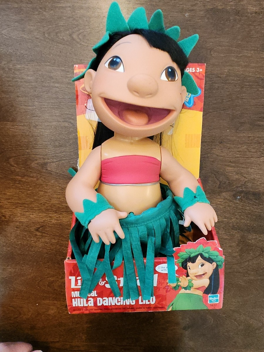 Disney 2002 Lilo & Stitch Hula Dancing Lilo Doll Music Sound