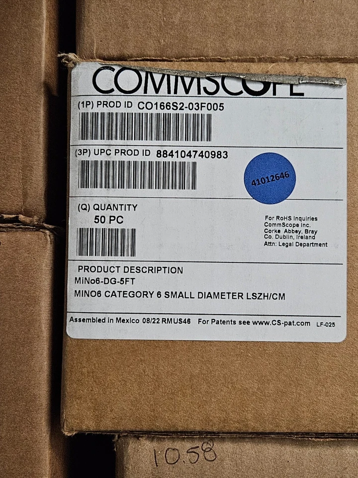 CommScope Systimax  CO166S2-03F005 MiNo6 Cat 6 Reduced Diameter Patch Cord - Image 2 of 2