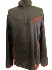 Womens Adidas Small Running Jacket Black Red