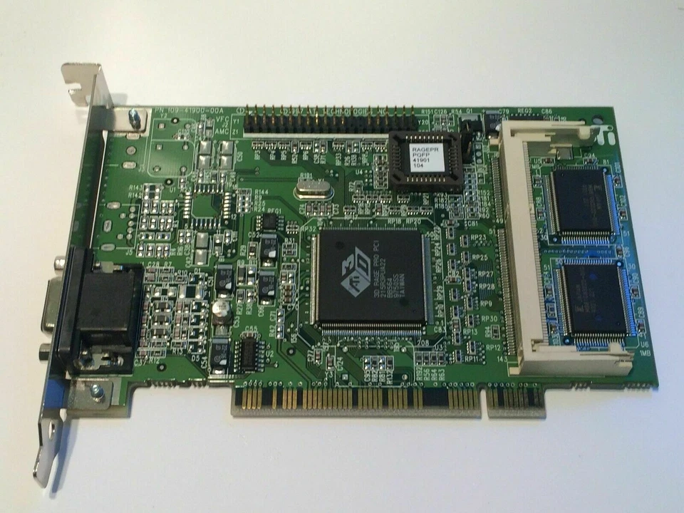 ATI   109-41900-00A   3D  RAGE  PRO VIDEO GRAPHICS  PCI CARD  4MB         fd5b13 - Image 3 of 4