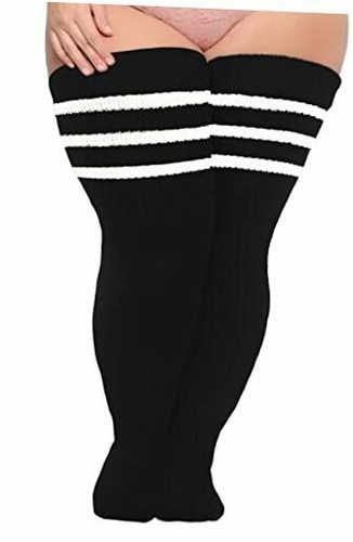 Plus Size Womens Thigh High Socks for 