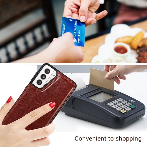 Leather Card Slot Wallet Case Cover Kickstand For Samsung Galaxy A13 A33 A53 A73 - Picture 16 of 81