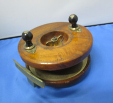 Moulinet De Pêche Vintage Allcock - Bi-métal Alu/laiton, Made In England, Ancien