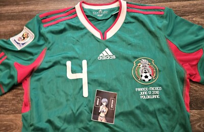 Adidas Mexico 2010 World Cup Home Rafa Marquez Futbol Soccer