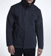 NIKE Tech Fleece Repel Windrunner Navy Blue Funnel Hoodie FZ Jacket NEW Mens 2XL