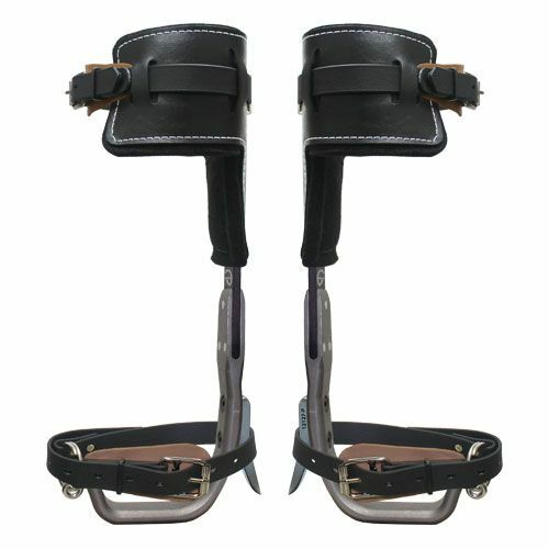 91266 Climb Right Aluminum Tree Climbers Spur Set w/Strap,T Pads