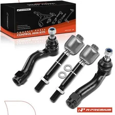 4x Front Inner & Outer Tie Rod End Kit for Lexus LX570 Toyota Land Cruiser 08-21